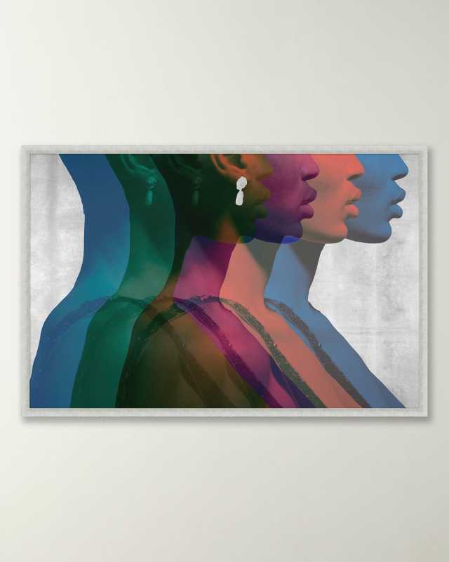 "Her Silver Earring" Framed Giclee